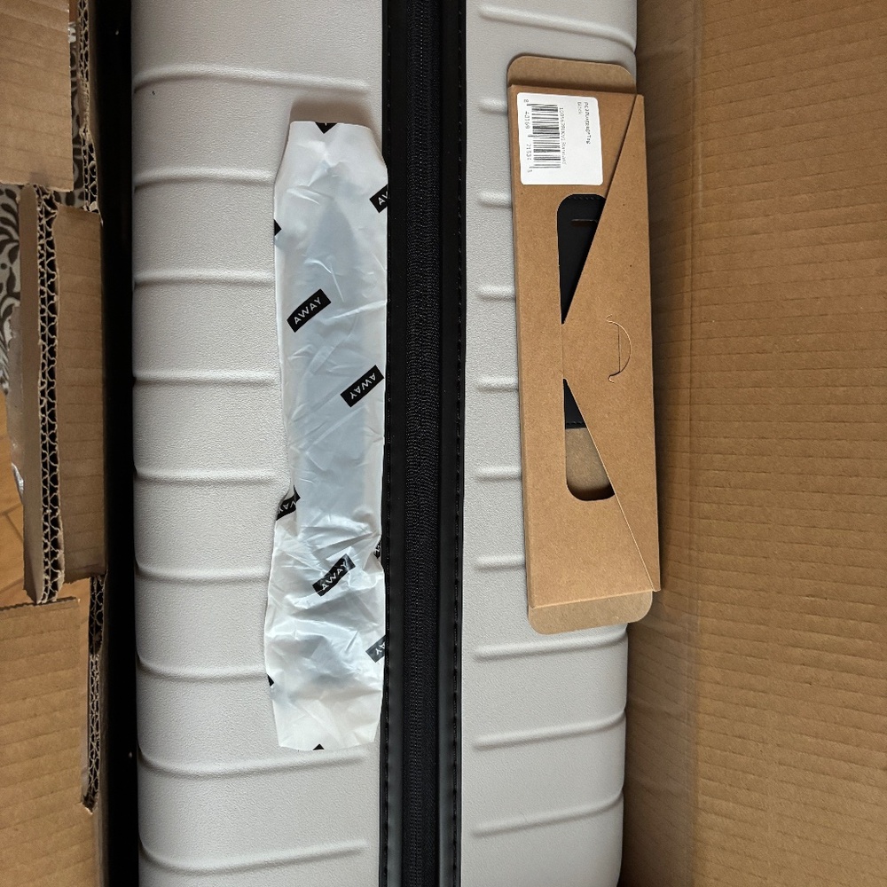 Away bigger carry on cloud grey new in box